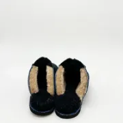 Picture of Sheepskin Mules | Indigo / Slate | Size 9