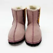 Picture of Sheepskin Shorties | Lilac / Burnt Honey with Braid | Size 6