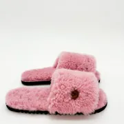 Picture of Sheepskin Slides | Light Pink | Size 4