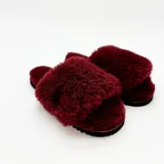 Picture of Sheepskin Slides | Damson | Size 7