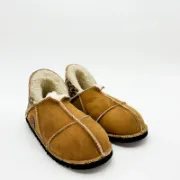 Picture of Sheepskin Slipper | Spice with Leopard Heel | Size 7