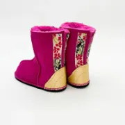 Picture of Traditional Boots | Magenta with Gold Heel & Braid | Size 12