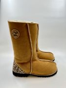 Picture of Calf Length Boots | Spice with Leopard Heel | Size 6