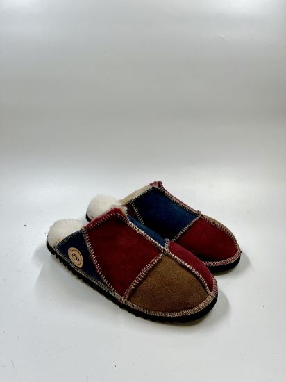 Picture of Sheepskin Mules | Size 4 | Damson Slate Bark