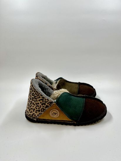 Picture of Sheepskin Slipper | Size 5 | Autumn & Leopard