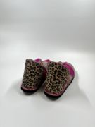 Picture of Sheepskin Slipper | mauve magenta leopard| Size 5