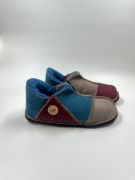 Picture of Sheepskin Slipper | teal damson grey | Size 9