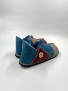 Picture of Sheepskin Slipper | teal damson grey | Size 9