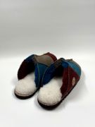 Picture of Sheepskin Mules | damson grey teal | Size 10