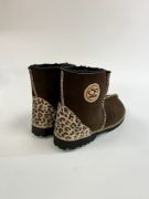 Picture of Sheepskin Shorties | Mocca / Leopard Heel | Size 5