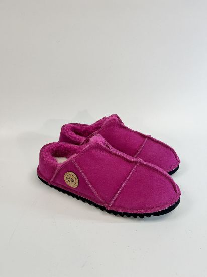 Picture of Low back Sheepskin Slipper | magenta | Size 5