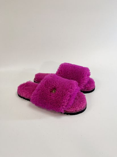Picture of Sheepskin Slides | magenta | Size 6