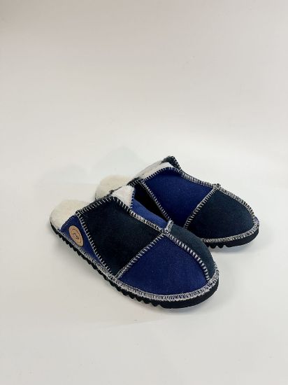 Picture of Sheepskin Mules | cobalt / indigo | Size 5