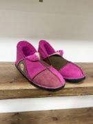 Picture of Sheepskin Slipper | magenta port green  | Size 5